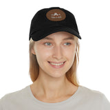 Hat with Leather Patch — "for the love of pets"