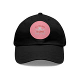 Hat with Leather Patch — "for the love of pets"