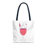 Cute Cat Cocktail Tote Bag – Perfect for Cat Lovers and Party Enthusiasts