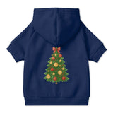 Pet Hoodie with Christmas Tree Design