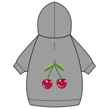 Cherry Pet Hoodie – Cute Navy Blue Dog & Cat Hoodie