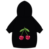 Cherry Pet Hoodie – Cute Navy Blue Dog & Cat Hoodie