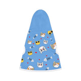 Cat Hoodie with Fish Print