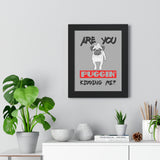 Pug Pet Framed Poster