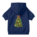 Pet Hoodie with Christmas Tree Design