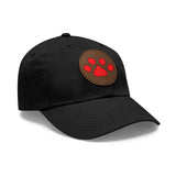 Hat with Paw Print Leather Patch - Pet Lovers