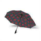 For the Love of Pets Paws Foldable Umbrella — Semi-Automatic, Compact Pet Lover Gift