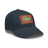 Mom Dog Lover Dad Hat with Leather Patch