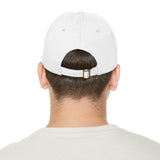 Hat with Leather Patch — "for the love of pets"