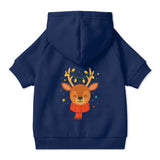 Festive Reindeer Pet Hoodie