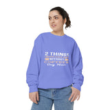 Sweatshirt — "2 Things I Never Leave Home Without: Coffee & Dog Hair" Cozy Crewneck