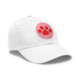 Hat with Paw Print Leather Patch - Pet Lovers