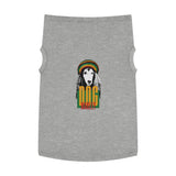 Rasta Marley Dog Tank — Reggae Graphic Pet Shirt