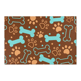 Pet Paw & Bone Area Rug — Cute Dog-Themed Accent Mat