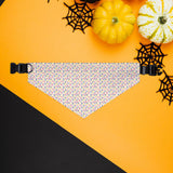 Colorful Paw Print Pet Bandana Collar — Vibrant Dog/Cat Scarf