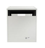 New Age Pet ECOFLEX Freedom Litter Loo Moisture‑Resistant Enclosure & End‑Table, Non‑Toxic, Pull Out Drawer, Indoor Cat Furniture, Antique White