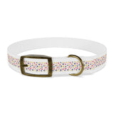 Pet Collar - Colorful Paw Prints Dog Collar