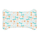 Bone & Paw Print Pet Feeding Mat — Non-Slip Pet Food Placemat