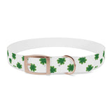 Lucky Clover Dog Collar — St. Patrick’s Day Green Shamrock Pet Collar