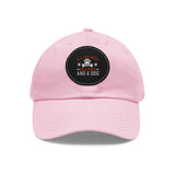 Hat with Leather Patch — "for the love of pets"