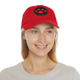 Hat with Paw Print Leather Patch - Pet Lovers