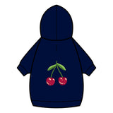 Cherry Pet Hoodie – Cute Navy Blue Dog & Cat Hoodie