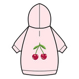 Cherry Pet Hoodie – Cute Navy Blue Dog & Cat Hoodie