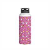Cat Print Stainless Steel Water Bottle