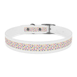 Pet Collar - Colorful Paw Prints Dog Collar