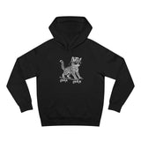 Cool Skateboarding Cat Hoodie — Retro Cat on Skateboard Pullover