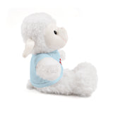 Plush Bear with Paw-Print Tee — Cute Gift for Kids & Pet Lovers