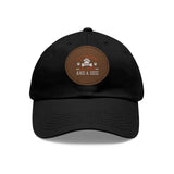 Hat with Leather Patch — "for the love of pets"