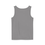 Purple Dog Graphic Tank Top — Cute Pup Illustration