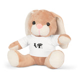 Plush Toy — 'LOVE' Paw Print Teddy with White T‑Shirt
