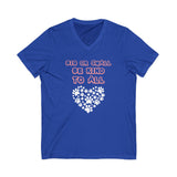 Unisex Jersey Short Sleeve V-Neck Tee pet lovers