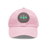 Mom Dog Lover Dad Hat with Leather Patch