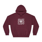 Unisex DryBlend® Hooded Sweatshirt dog lady