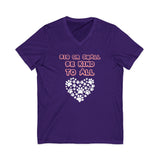 Unisex Jersey Short Sleeve V-Neck Tee pet lovers
