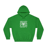 Unisex DryBlend® Hooded Sweatshirt dog lady