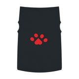 paw print pet tank top