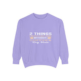 Sweatshirt — "2 Things I Never Leave Home Without: Coffee & Dog Hair" Cozy Crewneck