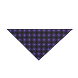 Purple Star Pet Bandana — Star Pattern Dog/Cat Bandana