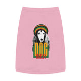 Rasta Marley Dog Tank — Reggae Graphic Pet Shirt