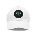 Mom Dog Lover Dad Hat with Leather Patch