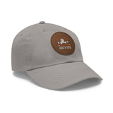 Hat with Leather Patch — "for the love of pets"