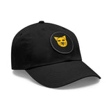 Cap for Cat Lovers with Leather Patch (Round)