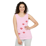 Paw Print Tank Top for Pet Lovers