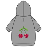 Cherry Pet Hoodie – Cute Navy Blue Dog & Cat Hoodie