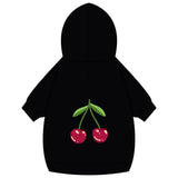 Cherry Pet Hoodie – Cute Navy Blue Dog & Cat Hoodie