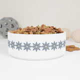 floral pet bowl
